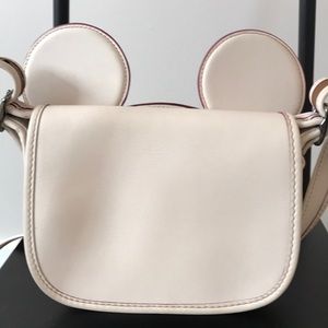 Disney X Coach Patricia leather saddle bag